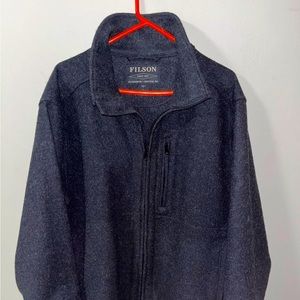 Vintage Super High End Filson Co. Seattle Charcoal Wool Jacket~Vintage USA~XL